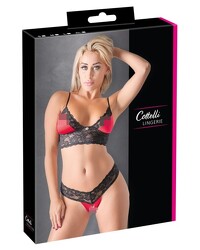 Soft-BH plus String, ouvert, aus Spitze und Satin